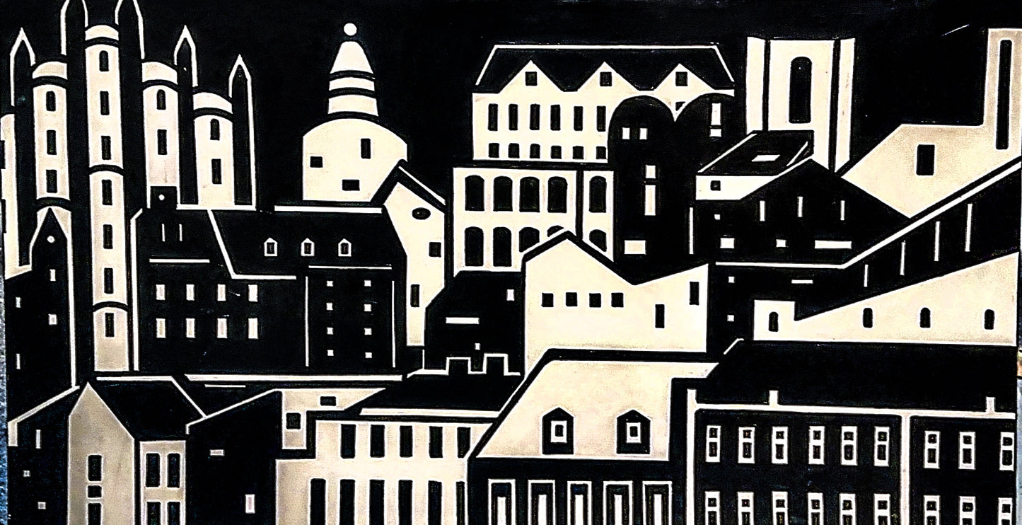 Original- City in Black and Beige