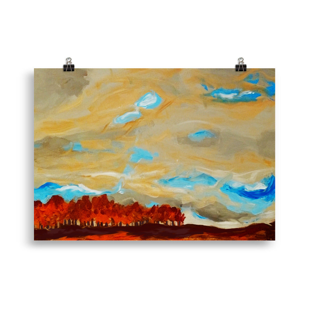 Poster- Delaware Beautiful Sky- Poster