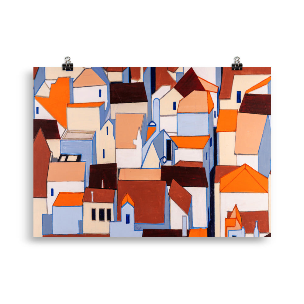 Poster- Lisbon Rooftops
