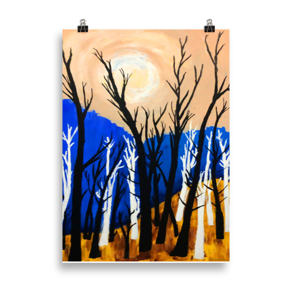 Poster- A Fall Hillside