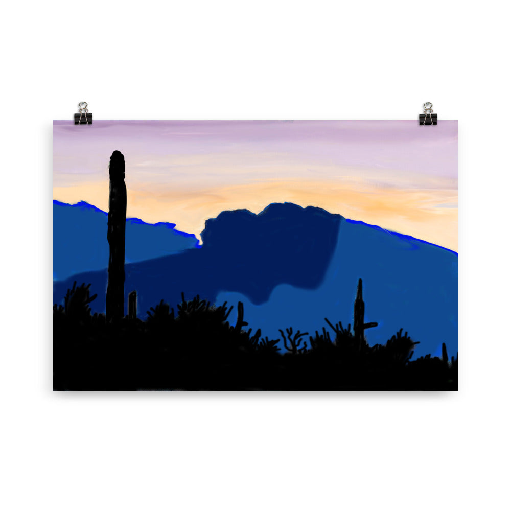 Poster- Arizona at Dusk