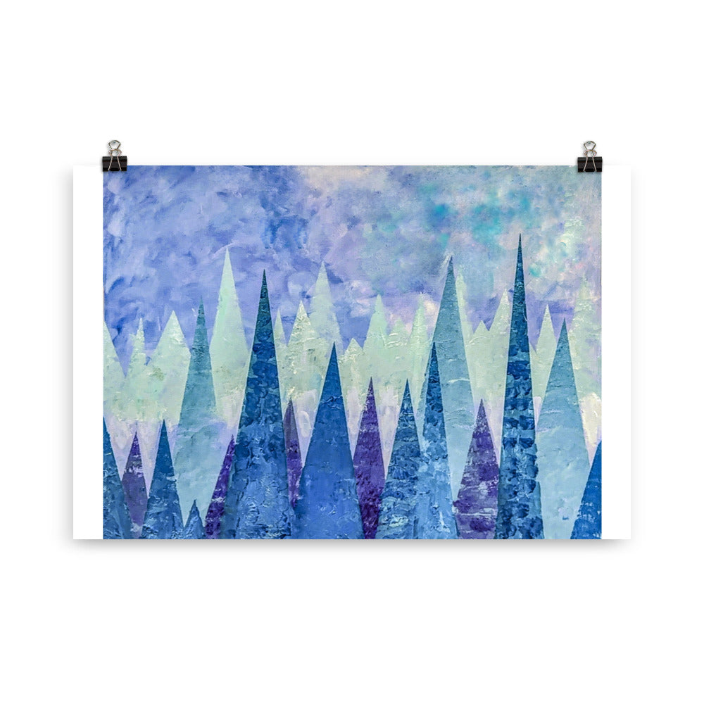 Poster- Sierra Mountains