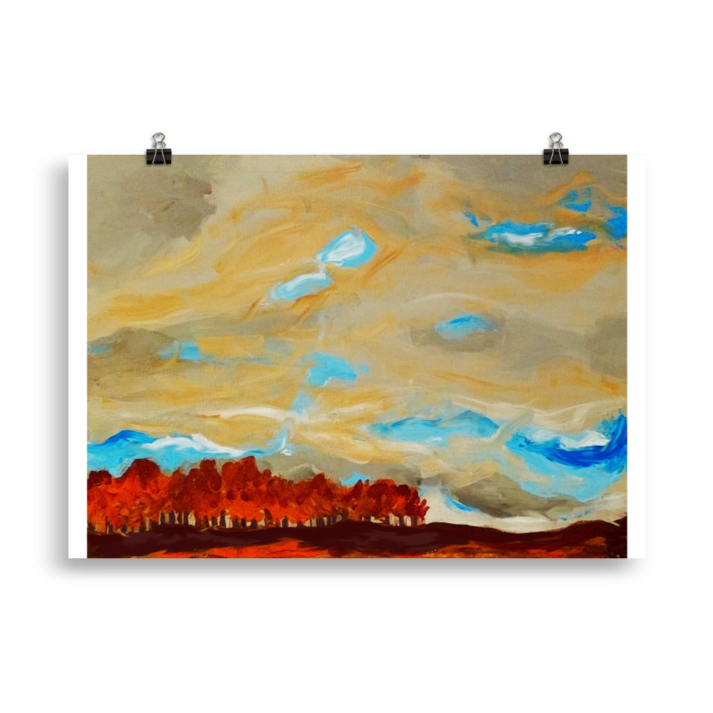 Poster- Delaware Beautiful Sky- Poster