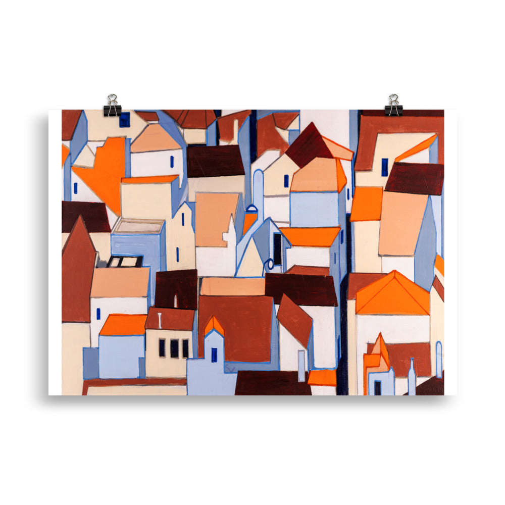 Poster- Lisbon Rooftops