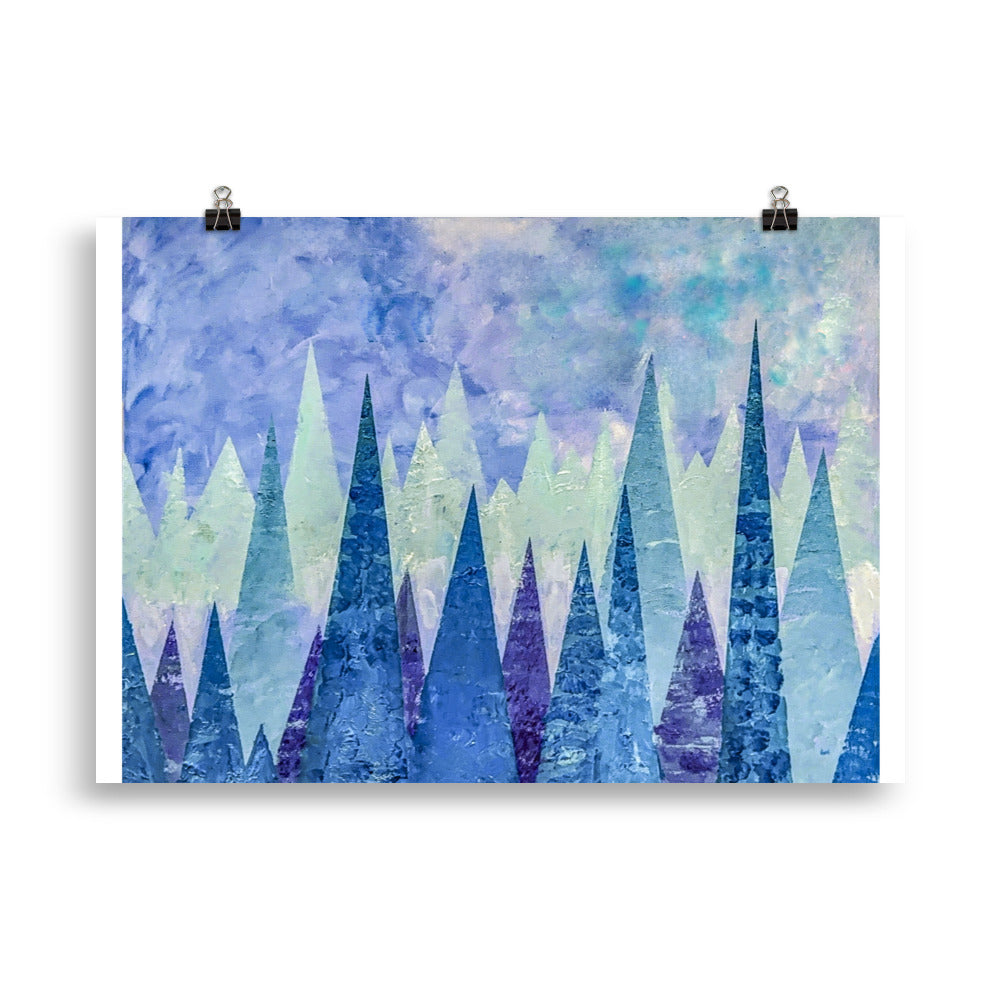 Poster- Sierra Mountains