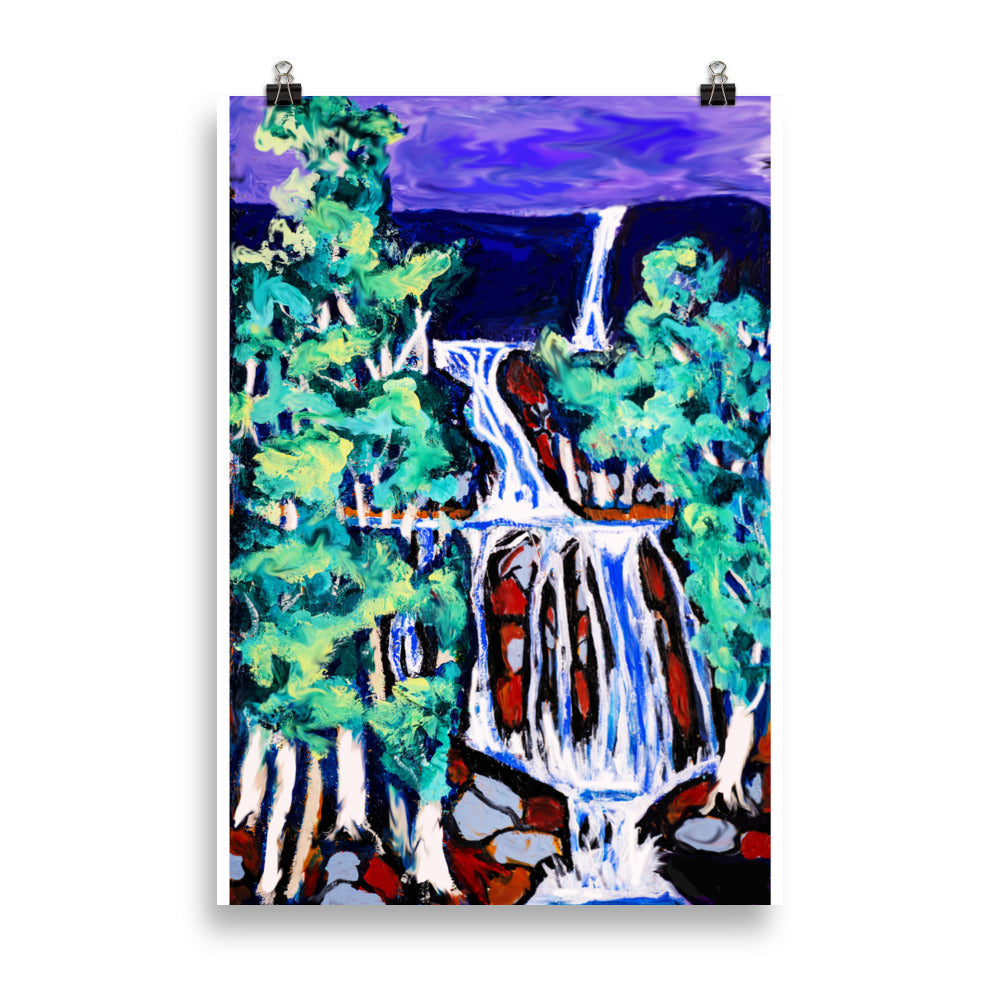 Poster- Canadian Waterfall