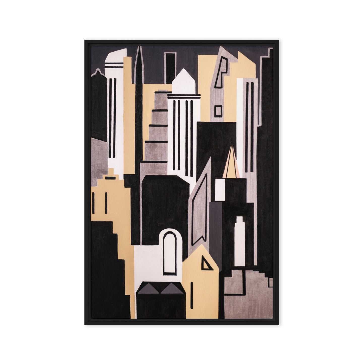 Framed canvas- New York Midtown Fantasy
