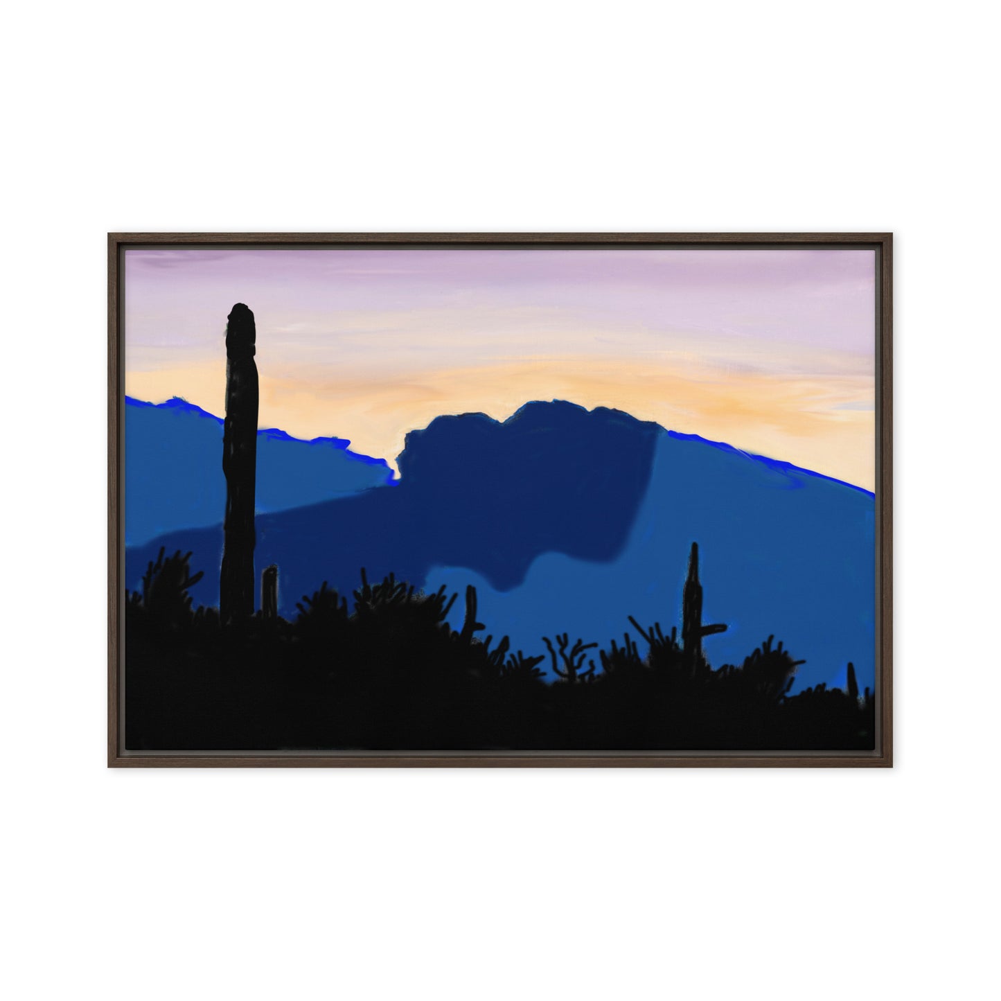 Framed canvas- Arizona at Dusk