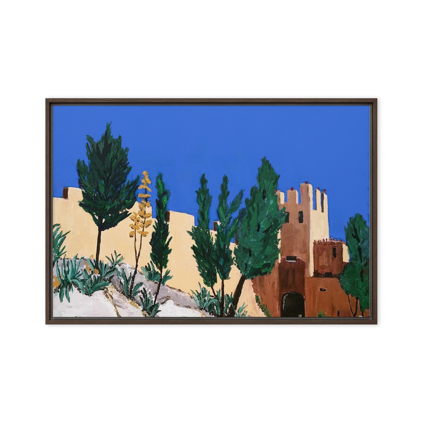 Framed canvas- Hvar Citadel
