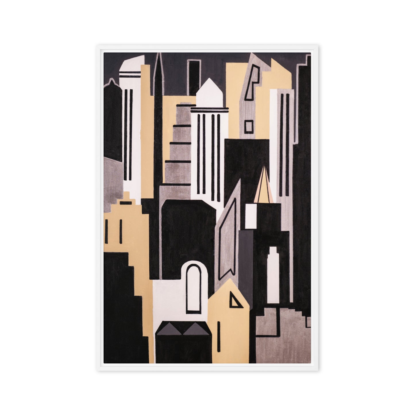Framed canvas- New York Midtown Fantasy