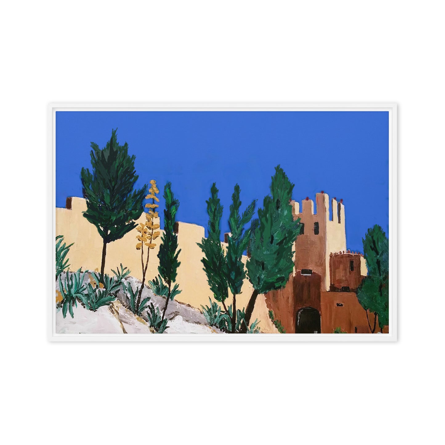 Framed canvas- Hvar Citadel