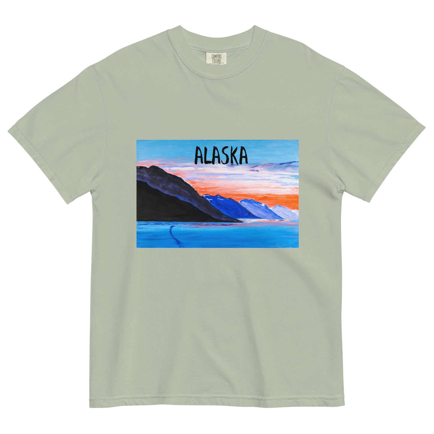 Unisex garment-dyed heavyweight t-shirt- Alaska