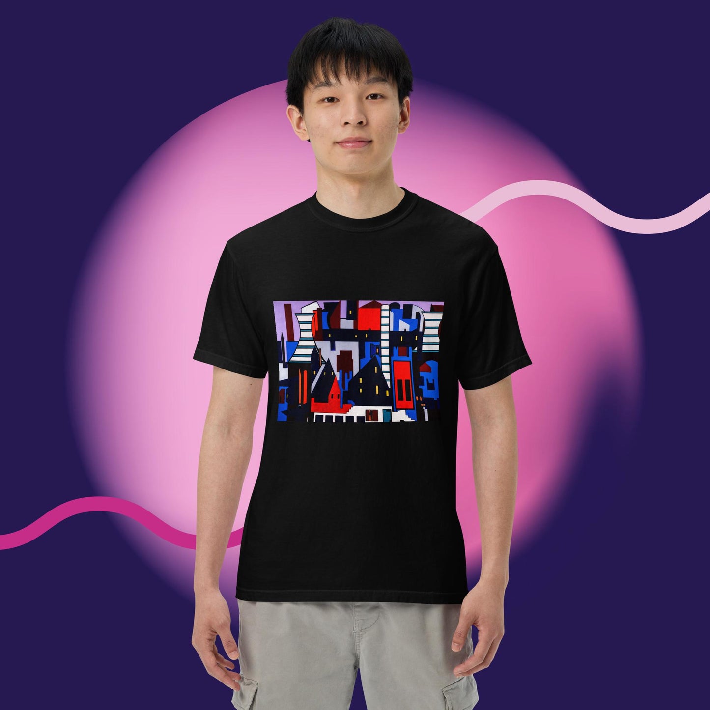 Unisex garment-dyed heavyweight t-shirt