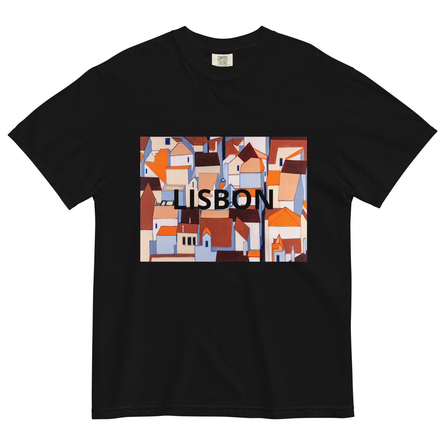 Unisex garment-dyed heavyweight t-shirt