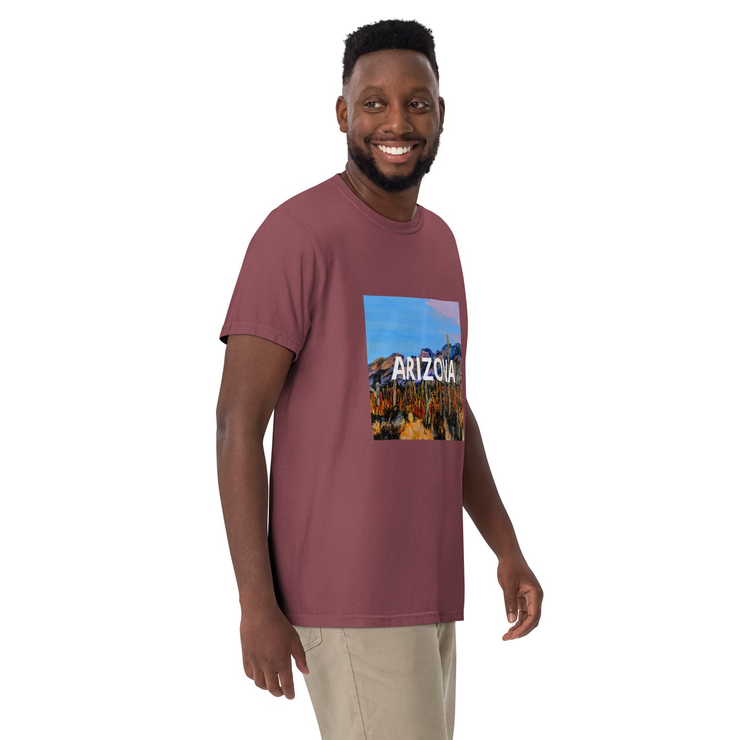 Unisex garment-dyed heavyweight t-shirt