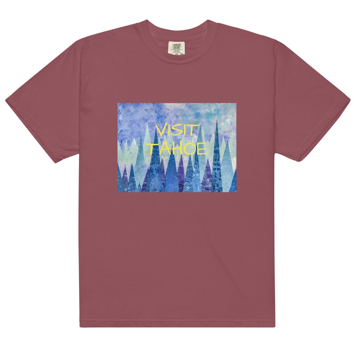 Unisex garment-dyed heavyweight t-shirt