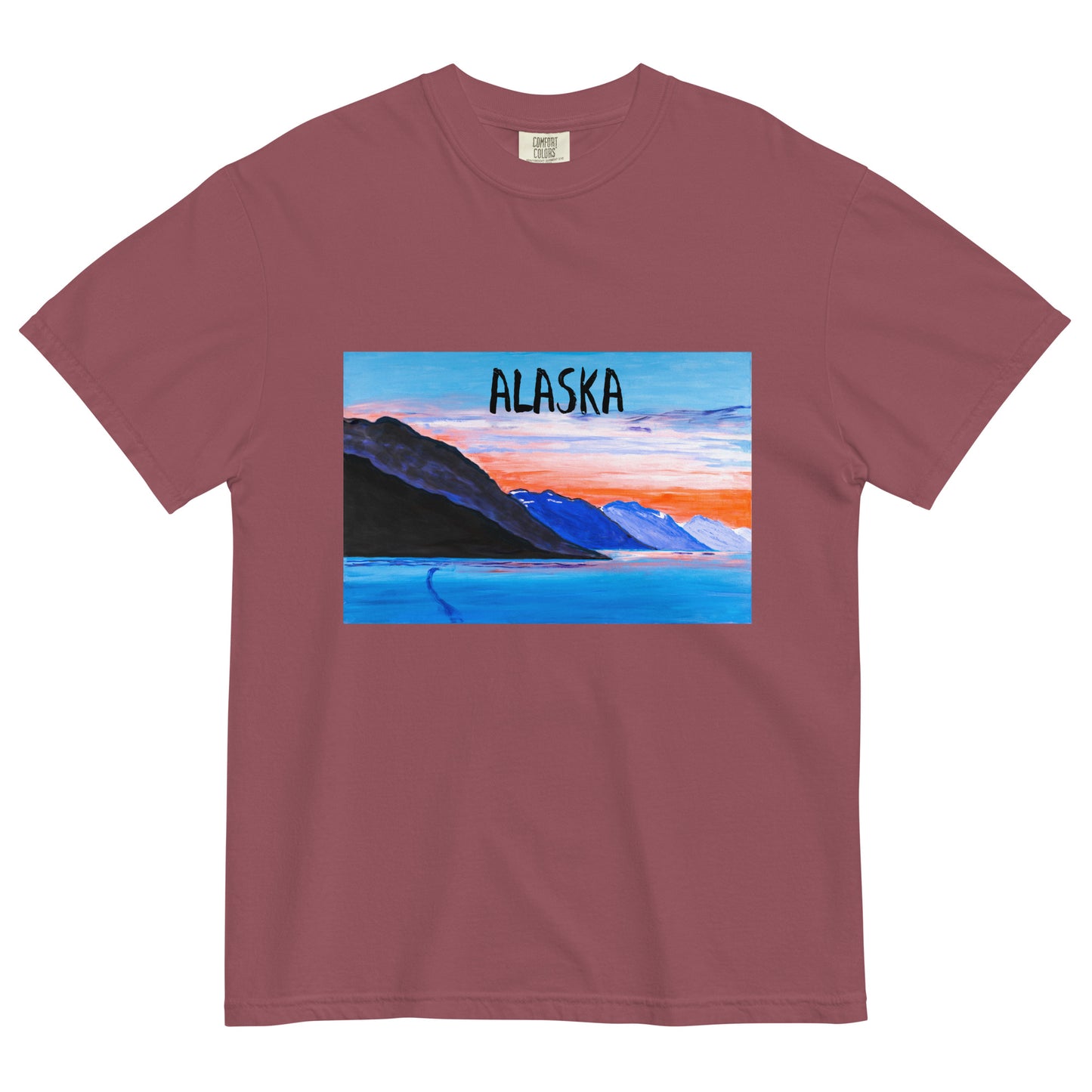 Unisex garment-dyed heavyweight t-shirt- Alaska