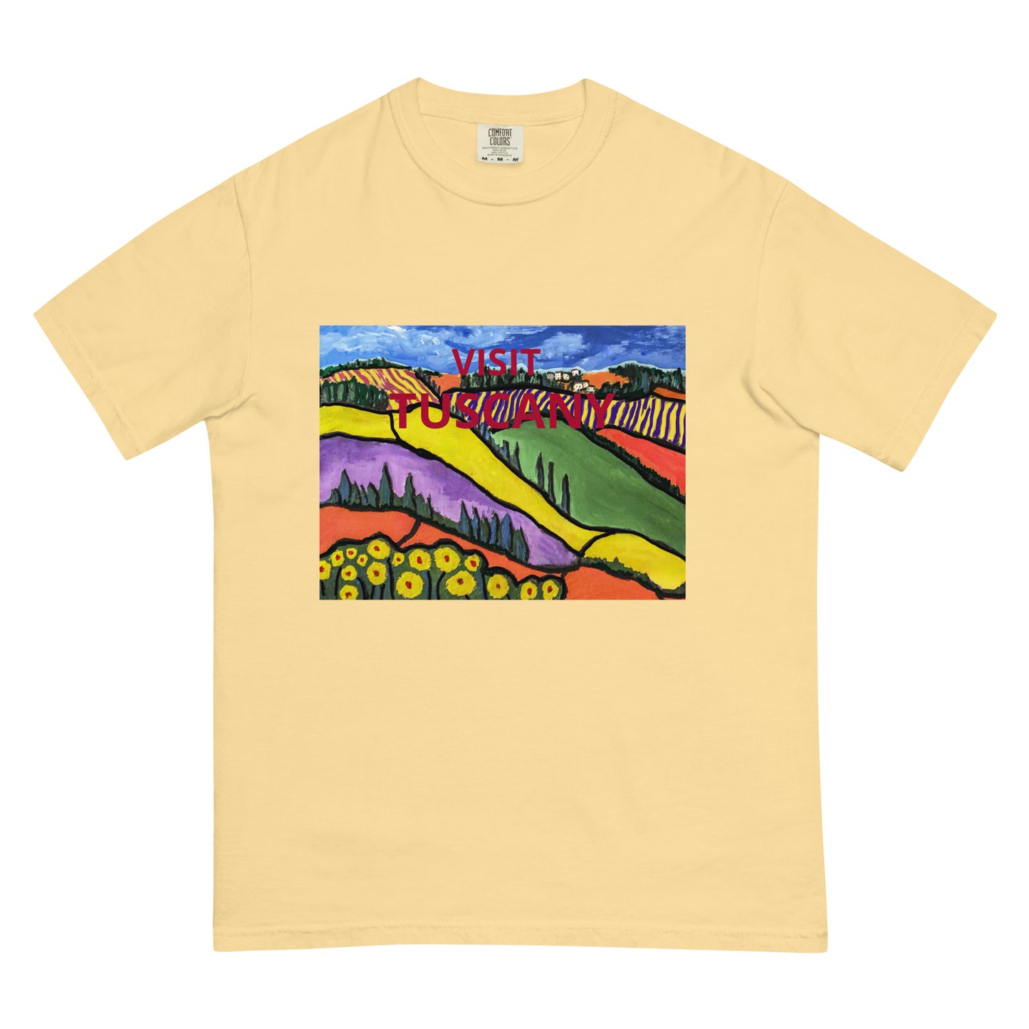 Unisex garment-dyed heavyweight t-shirt