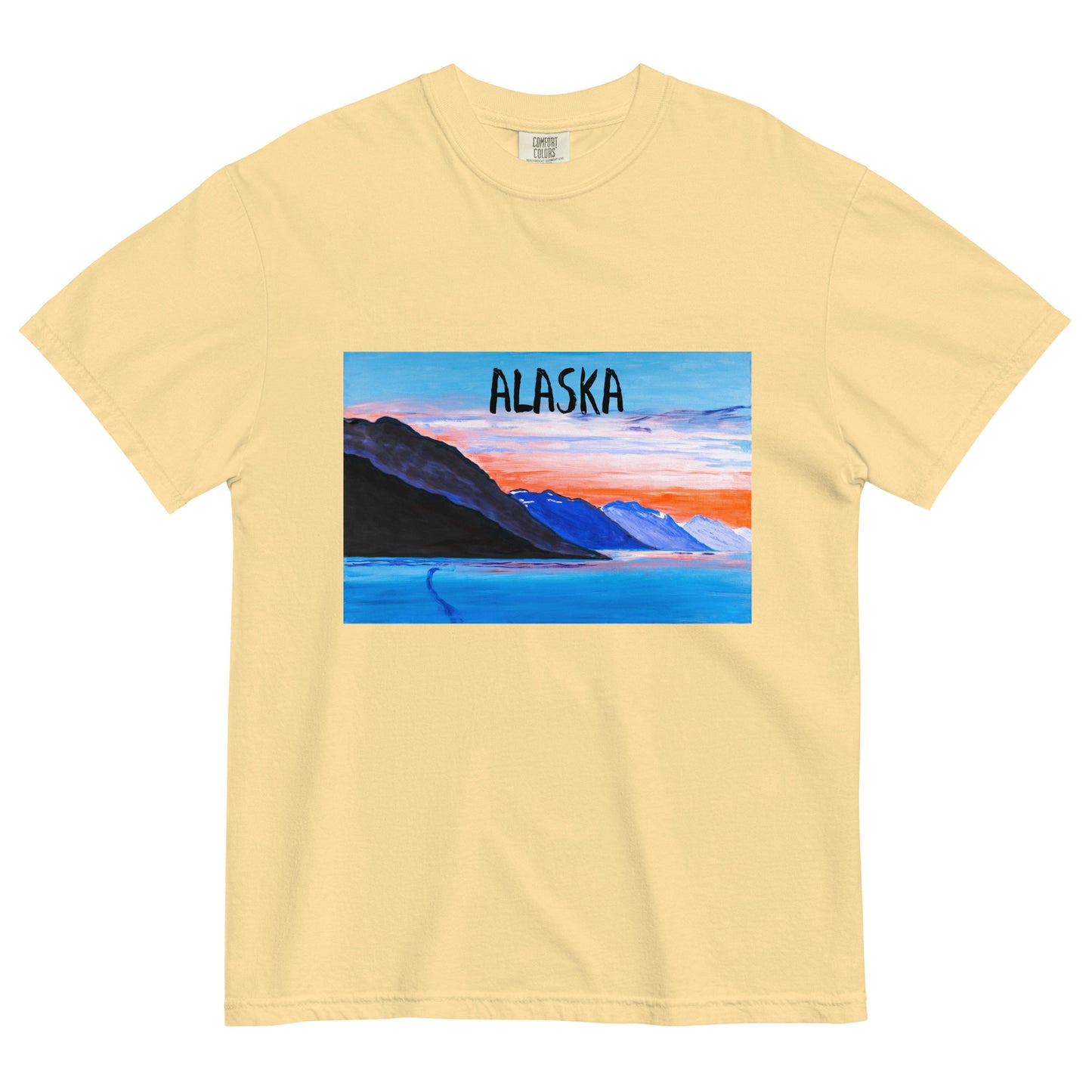 Unisex garment-dyed heavyweight t-shirt- Alaska