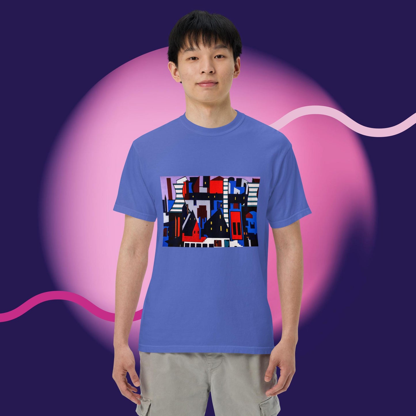 Unisex garment-dyed heavyweight t-shirt