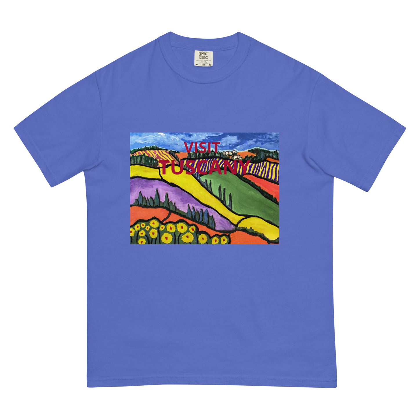 Unisex garment-dyed heavyweight t-shirt