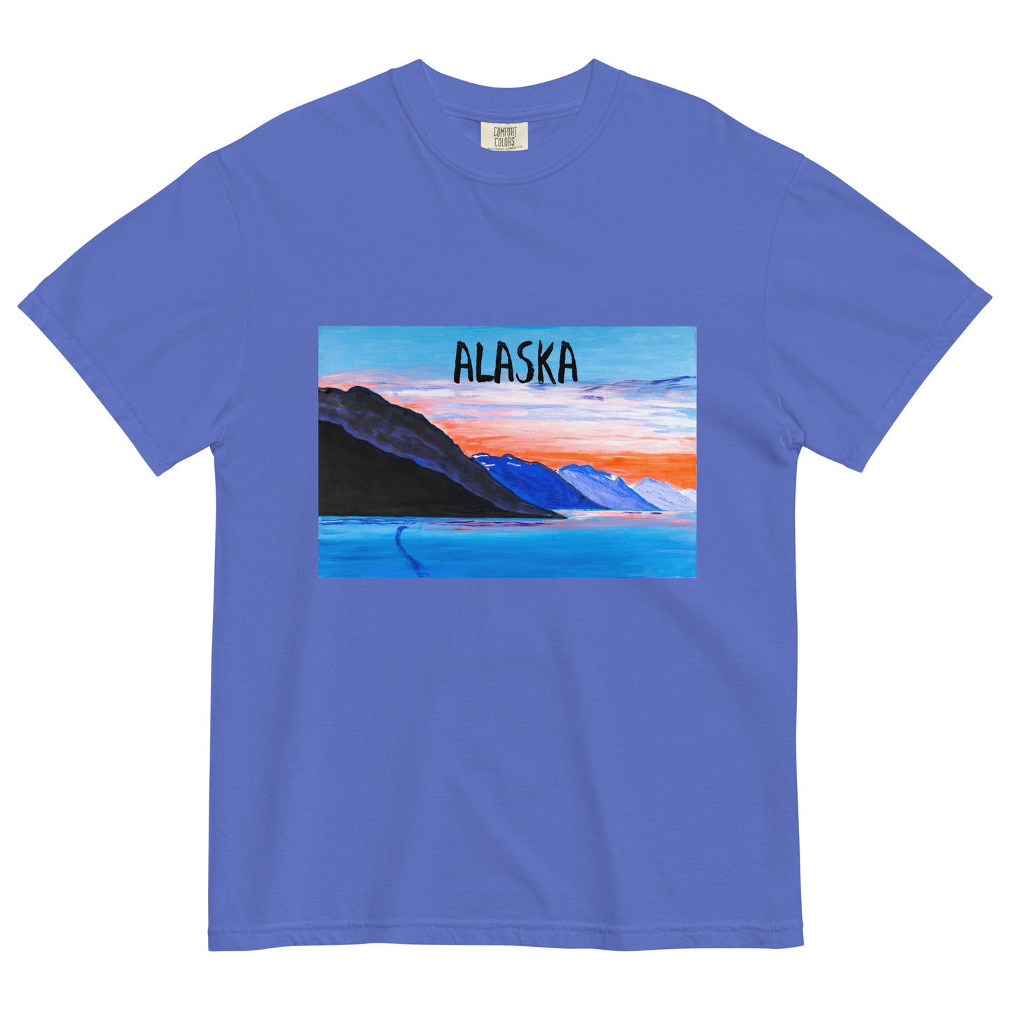 Unisex garment-dyed heavyweight t-shirt- Alaska