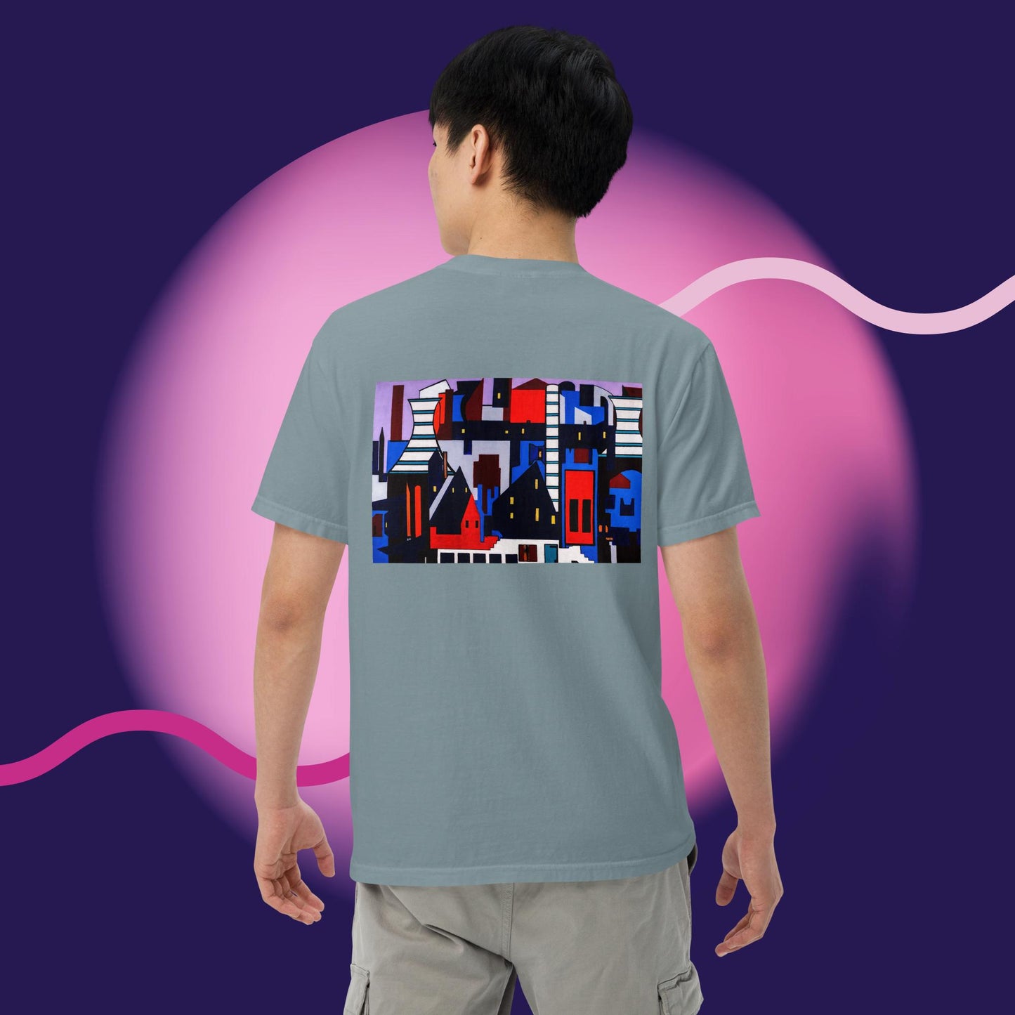Unisex garment-dyed heavyweight t-shirt