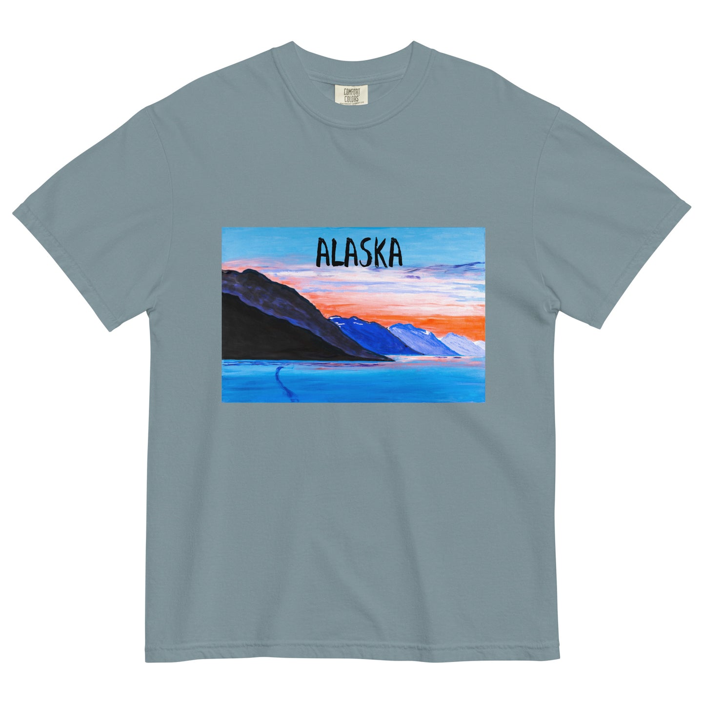 Unisex garment-dyed heavyweight t-shirt- Alaska