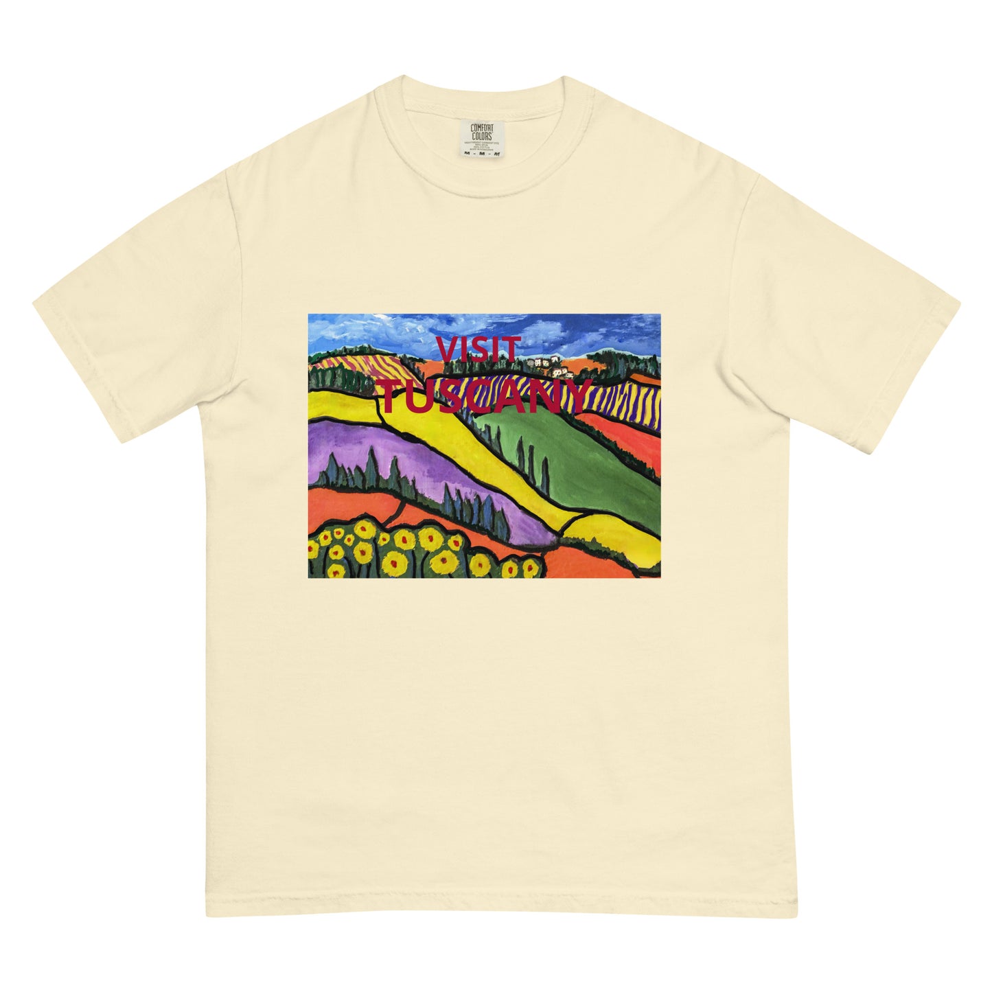 Unisex garment-dyed heavyweight t-shirt