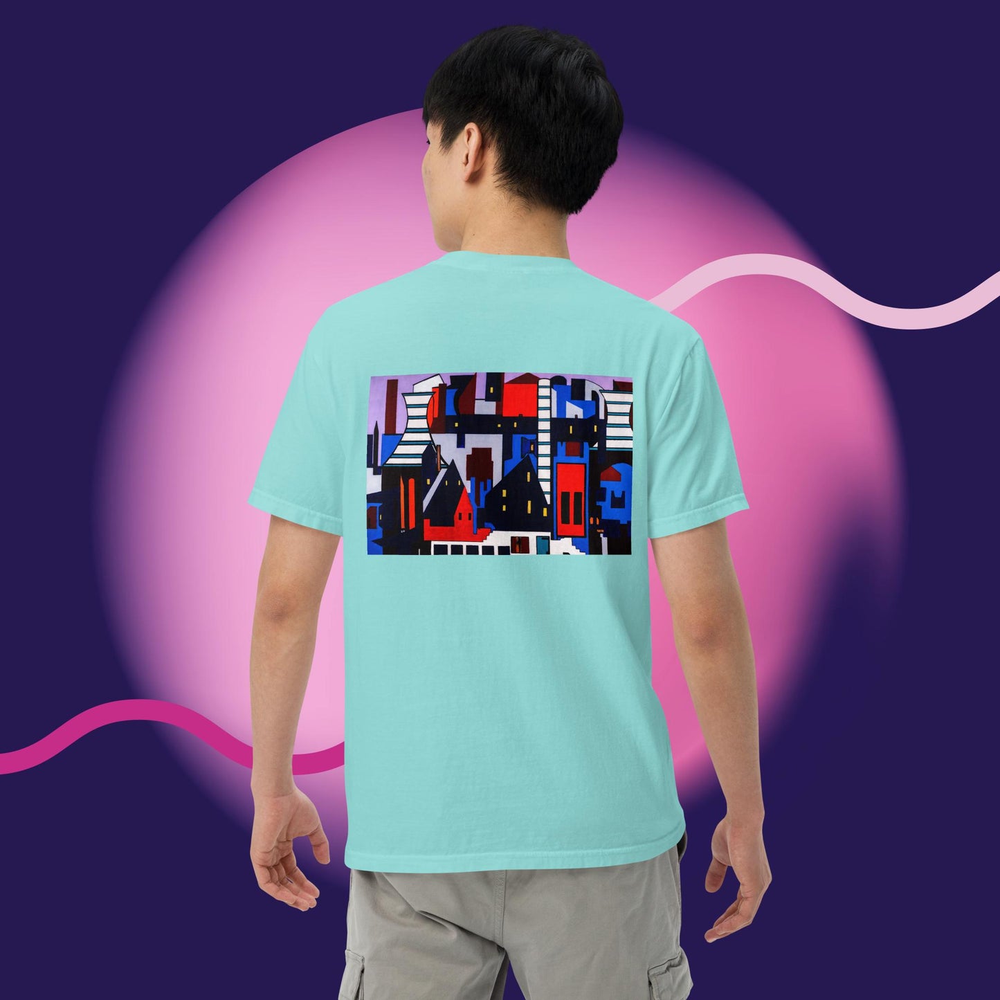 Unisex garment-dyed heavyweight t-shirt