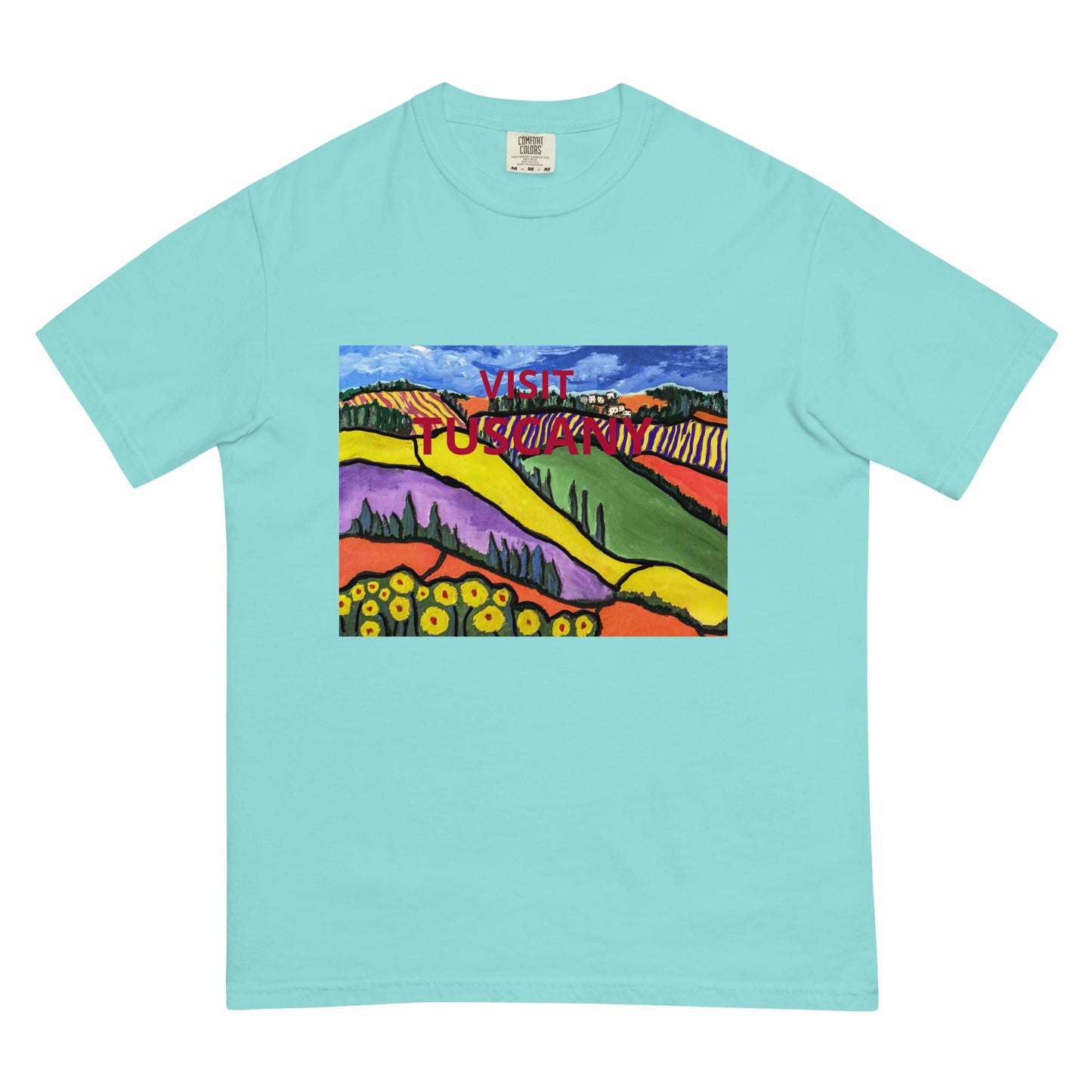 Unisex garment-dyed heavyweight t-shirt