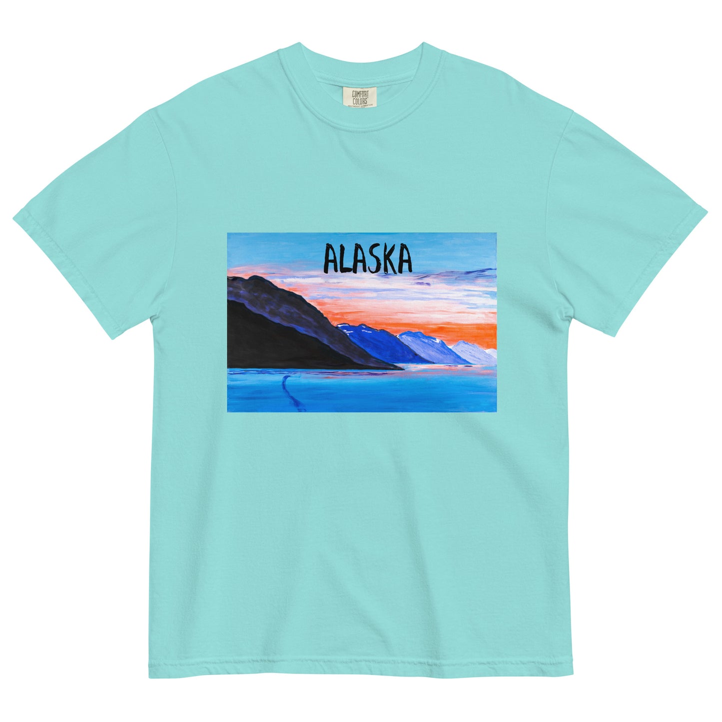 Unisex garment-dyed heavyweight t-shirt- Alaska