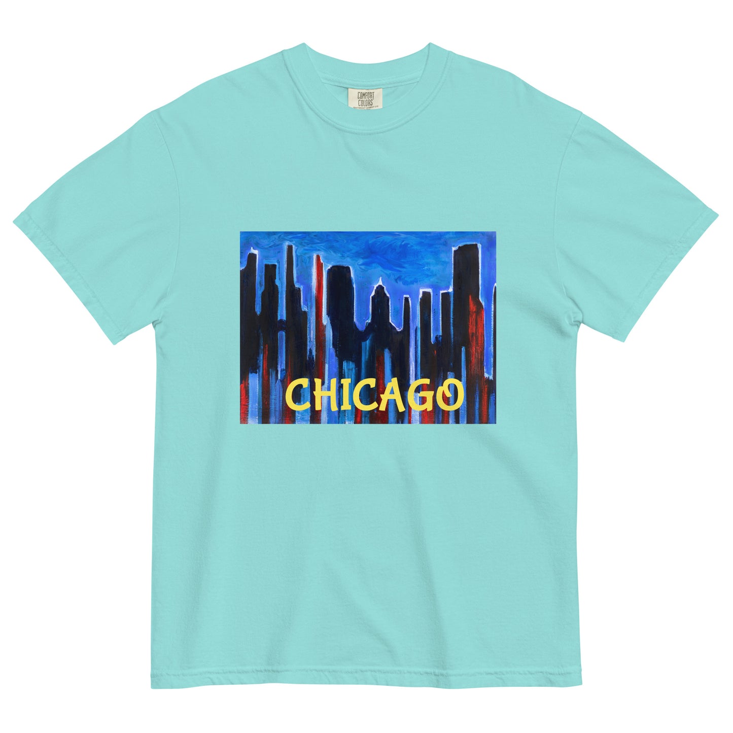Unisex garment-dyed heavyweight t-shirt