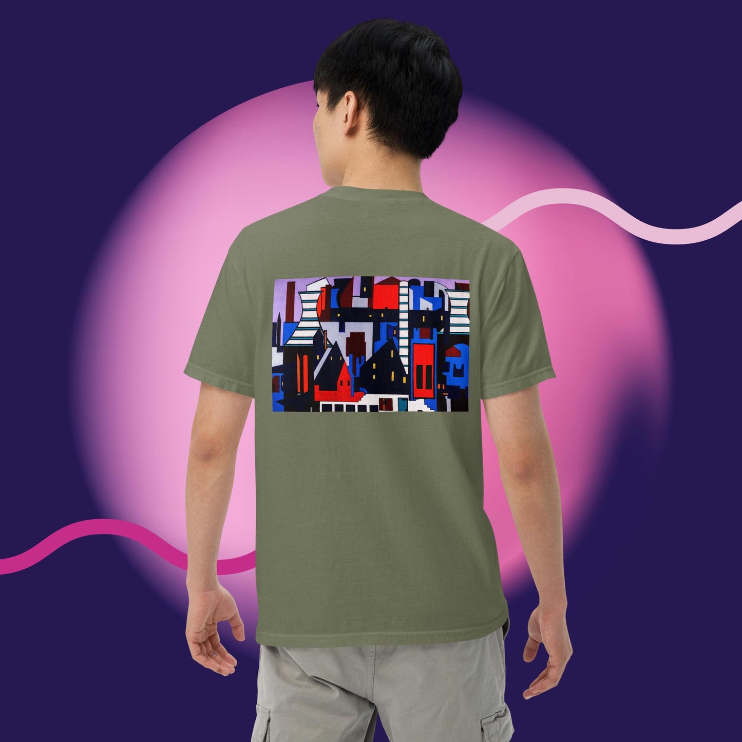 Unisex garment-dyed heavyweight t-shirt