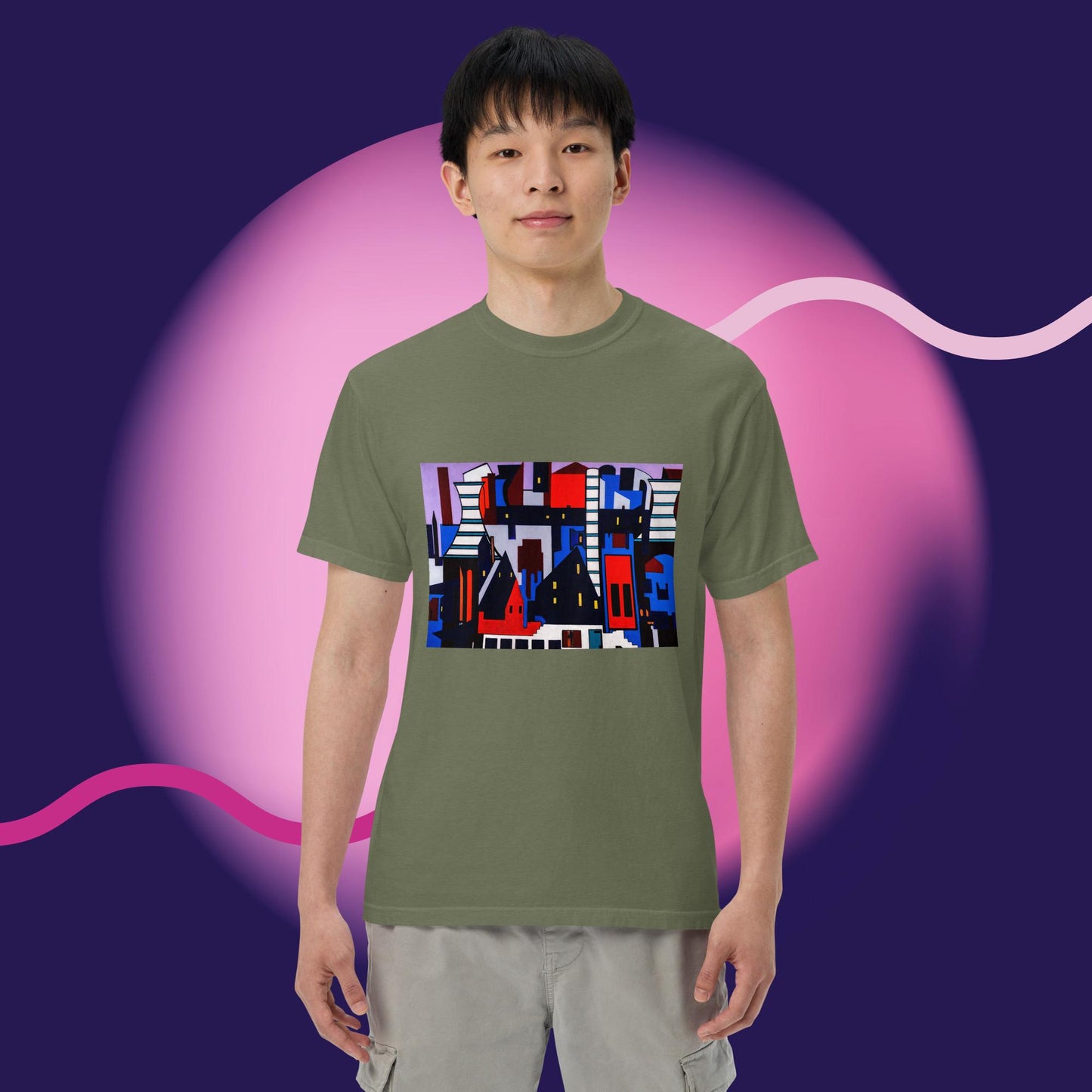 Unisex garment-dyed heavyweight t-shirt
