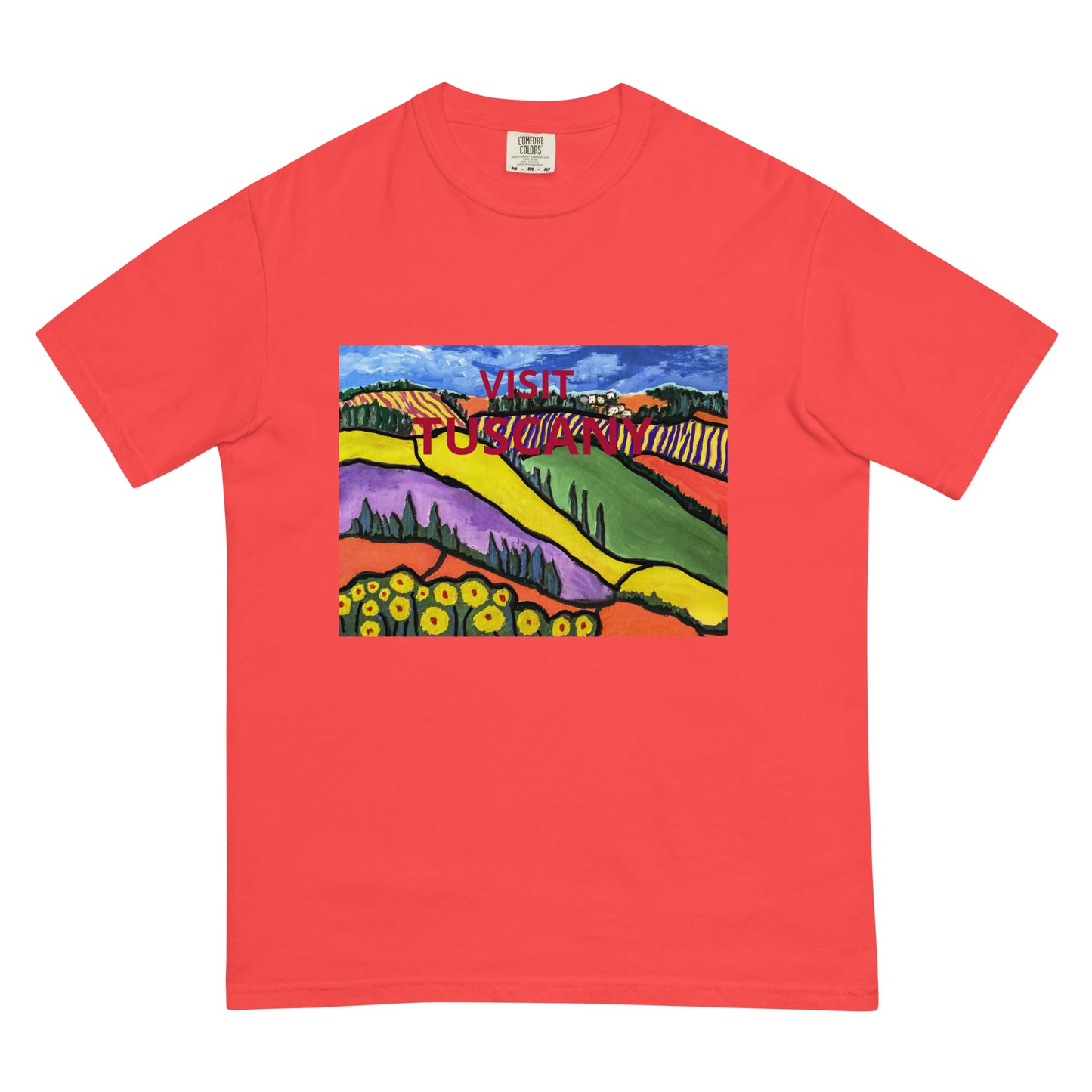 Unisex garment-dyed heavyweight t-shirt