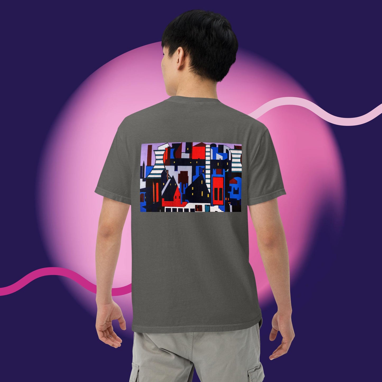 Unisex garment-dyed heavyweight t-shirt