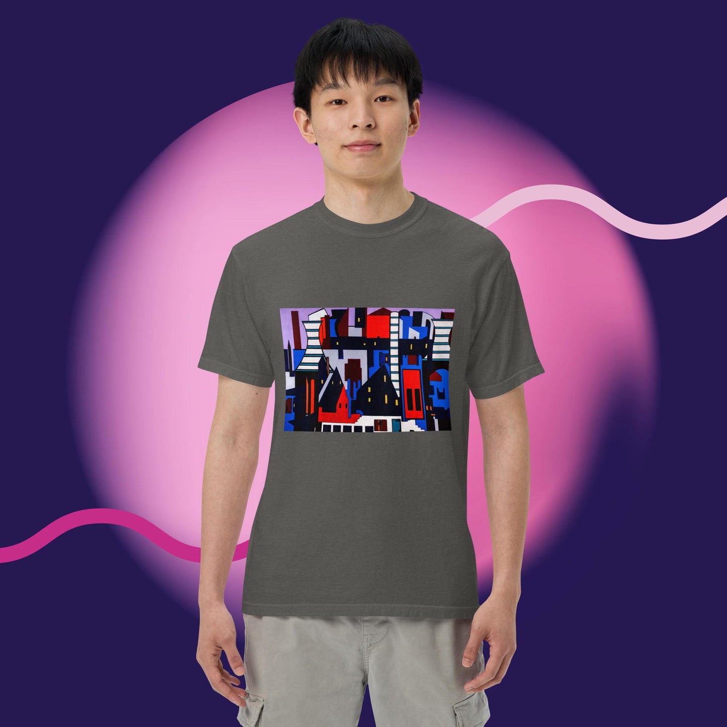 Unisex garment-dyed heavyweight t-shirt