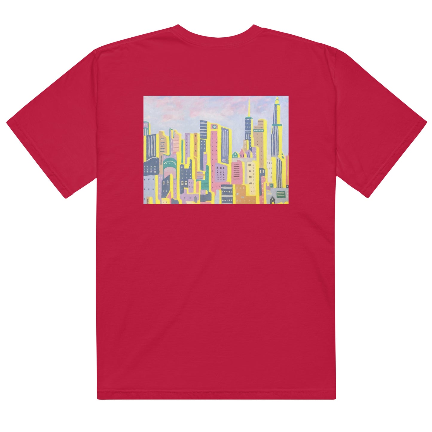 Unisex garment-dyed heavyweight t-shirt