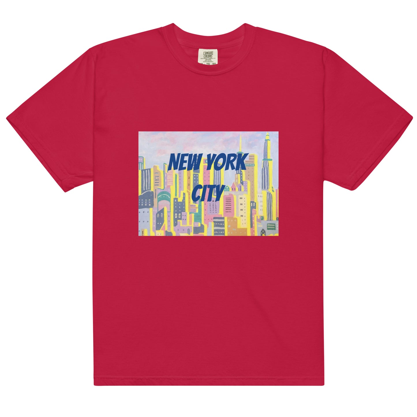 Unisex garment-dyed heavyweight t-shirt