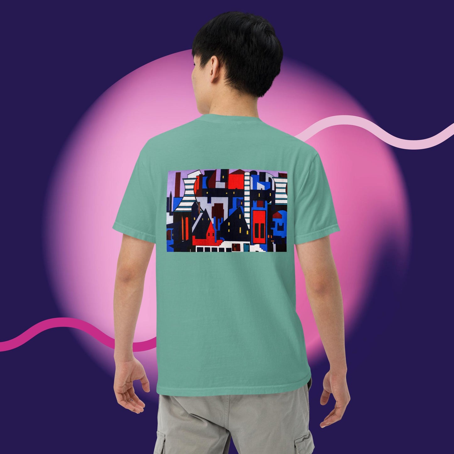 Unisex garment-dyed heavyweight t-shirt