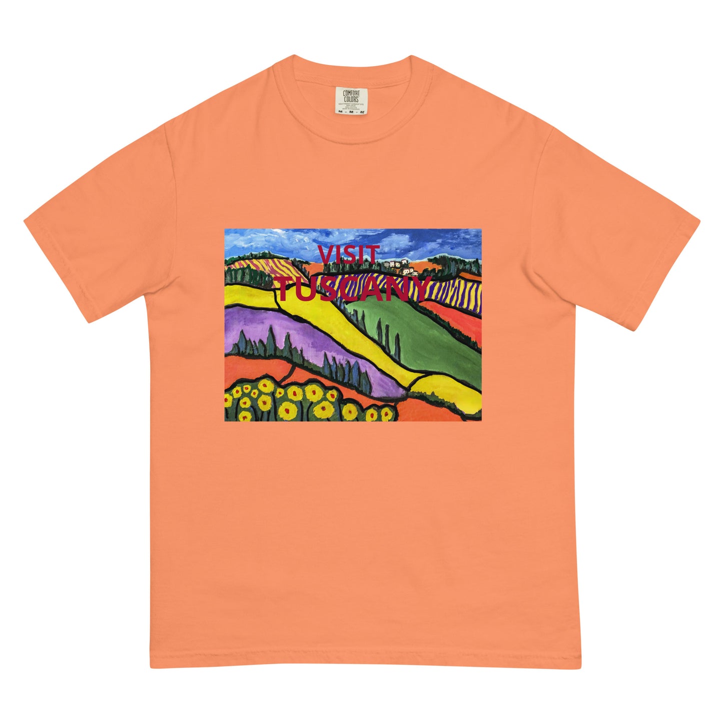 Unisex garment-dyed heavyweight t-shirt