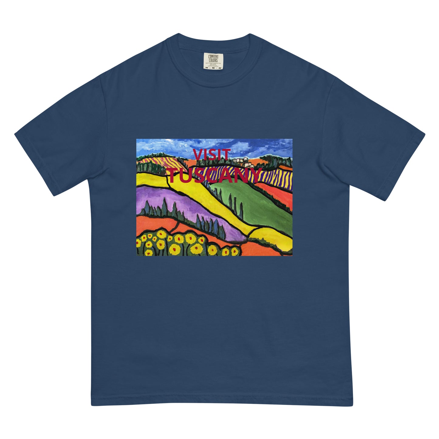 Unisex garment-dyed heavyweight t-shirt