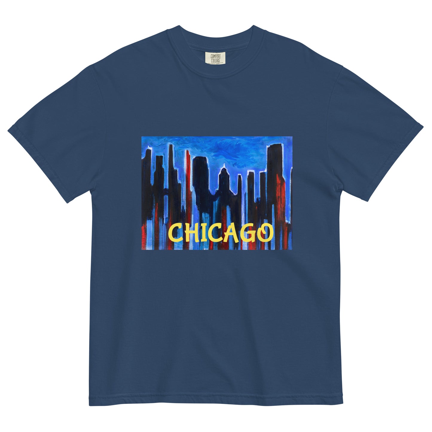 Unisex garment-dyed heavyweight t-shirt