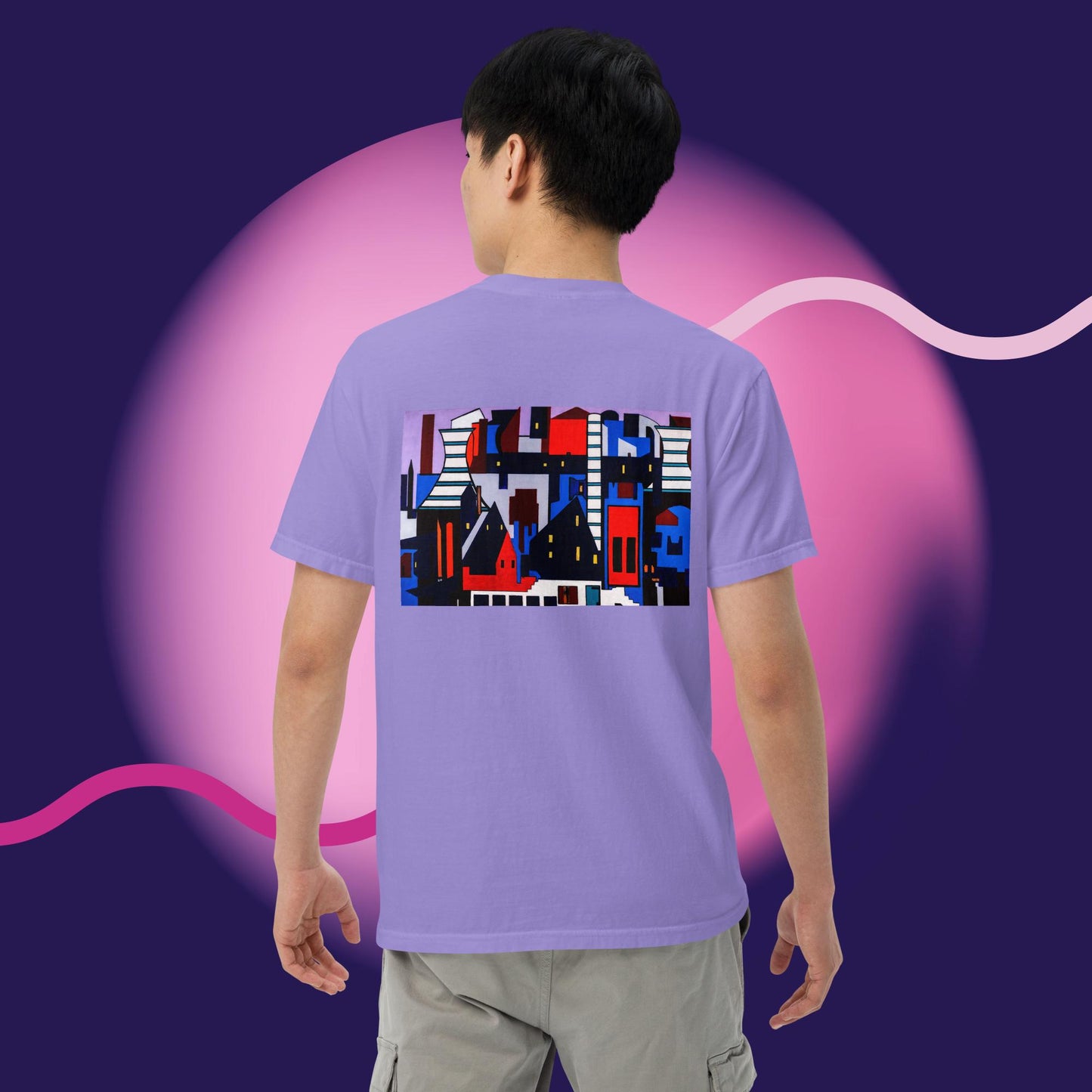 Unisex garment-dyed heavyweight t-shirt
