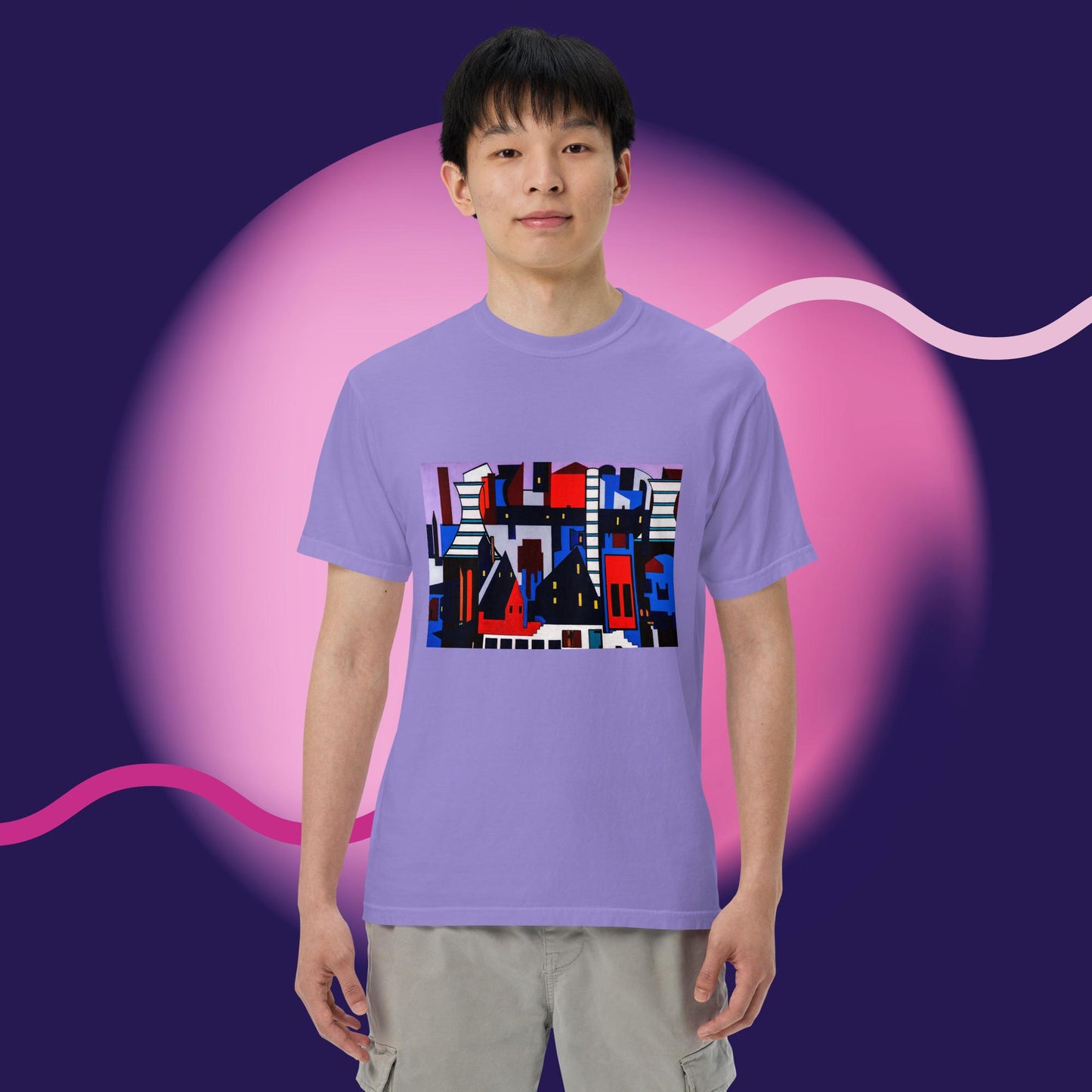 Unisex garment-dyed heavyweight t-shirt
