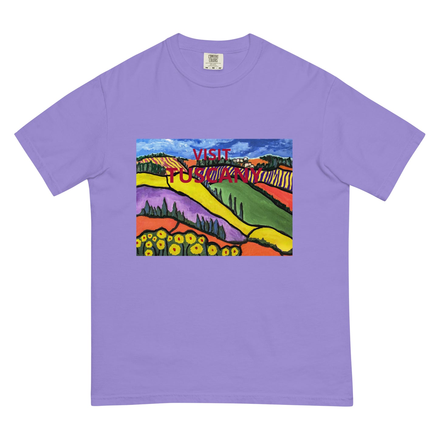 Unisex garment-dyed heavyweight t-shirt