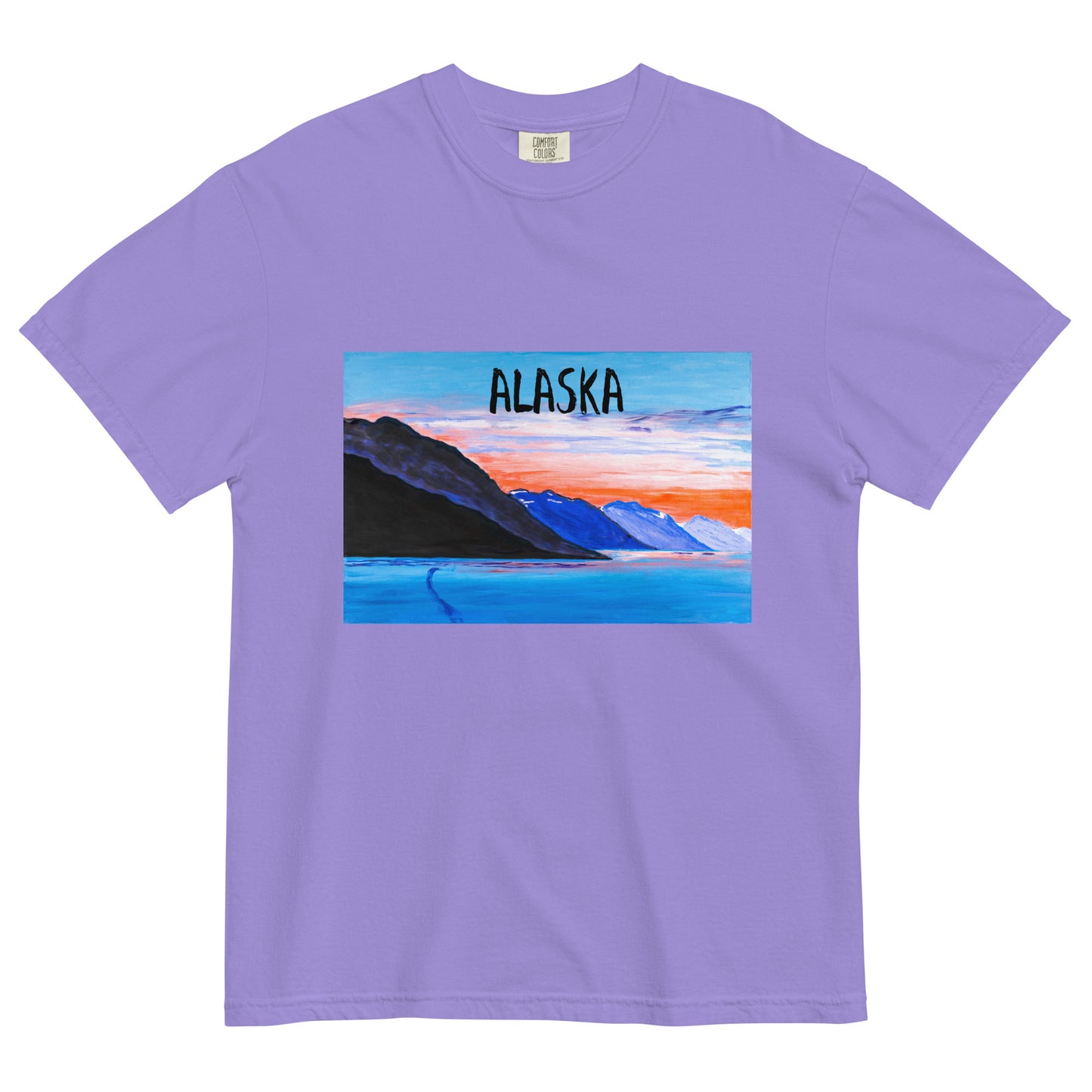 Unisex garment-dyed heavyweight t-shirt- Alaska