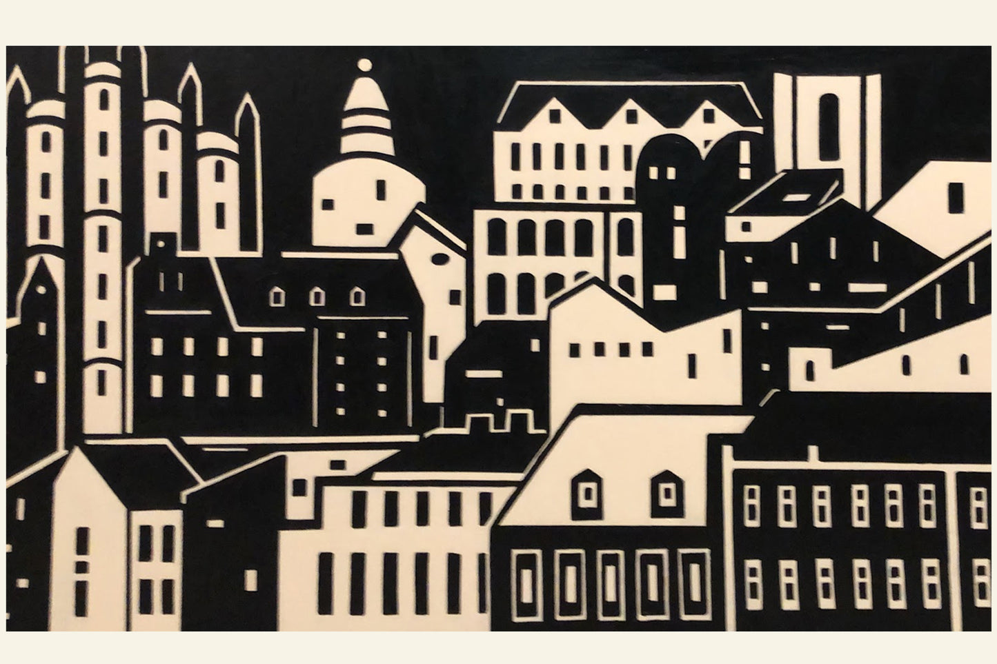Original- City in Black and Beige