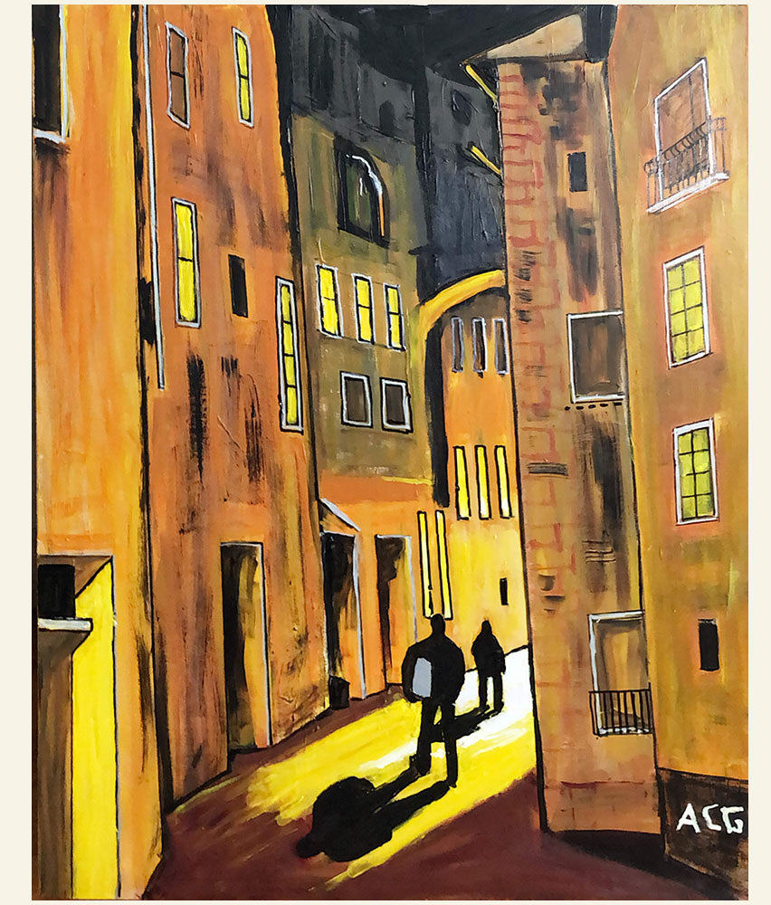 Original- Night Scene in Provence